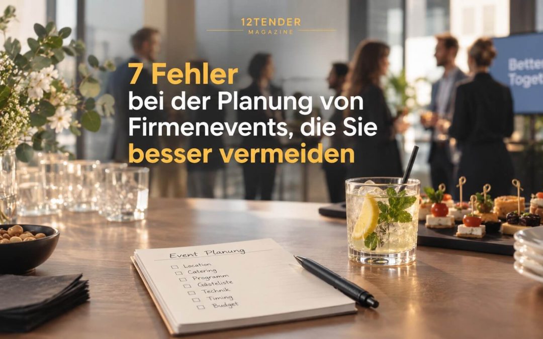 7 Fehler bei der Planung von Firmenevents, die Sie besser vermeiden